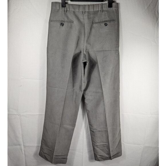 Dockers W32 L32 Pleated Relaxed Gray Tencel Blend Pants Men’s Casual Trousers - Picture 2 of 3